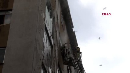 İstanbul-güngören'de patlama sonrası yangın