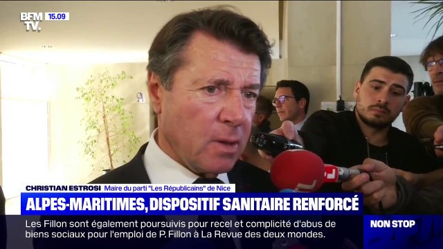 Christian Estrosi (LR) sur le coronavirus: Il faut que nous puissions être prêts à réagir à tout instant