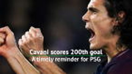 Download Video: Cavani reaches 200 goals for PSG