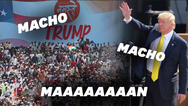 Trump accueilli par Macho Man des Village People en Inde