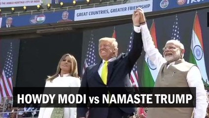 Howdy Modi vs Namaste Trump