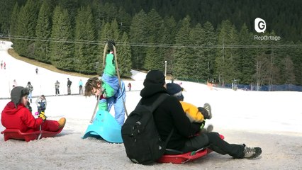 Reportage - Col de Porte : Les touristes viennent skier en famille