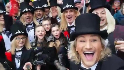 Carnaval de Binche : David Jeanmotte, le vrai, y participe