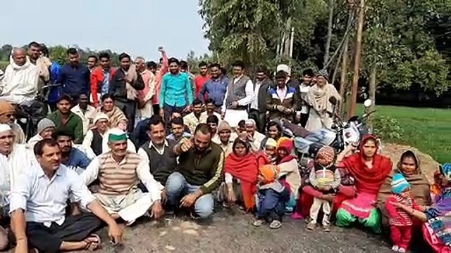 शामली गांव भारसी में दिल्ली सहारनपुर हाईवे पर कट को लेकर जिलाधिकारी शामली
