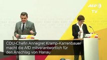 AKK: AfD trägt 