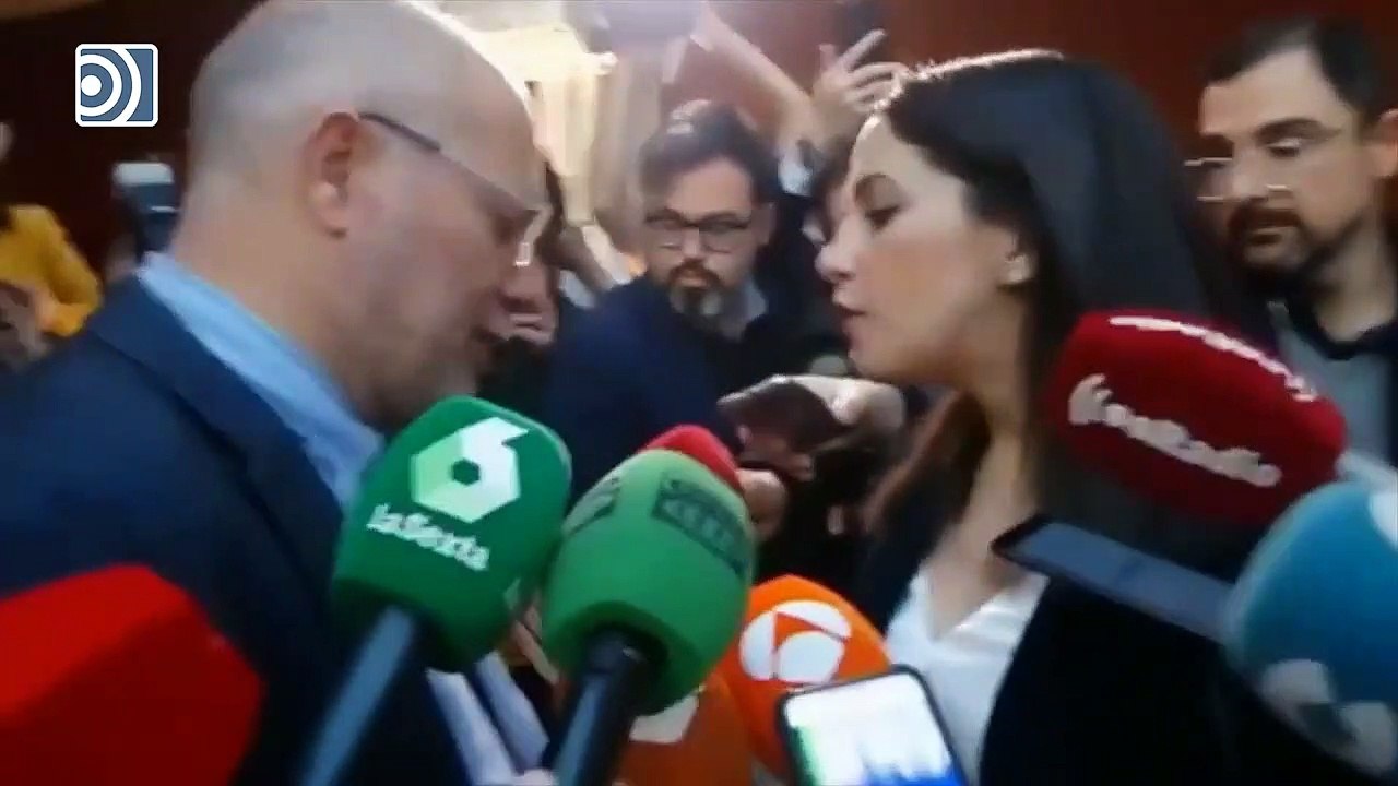Tensa conversación entre Inés Arrimadas y Francisco Igea