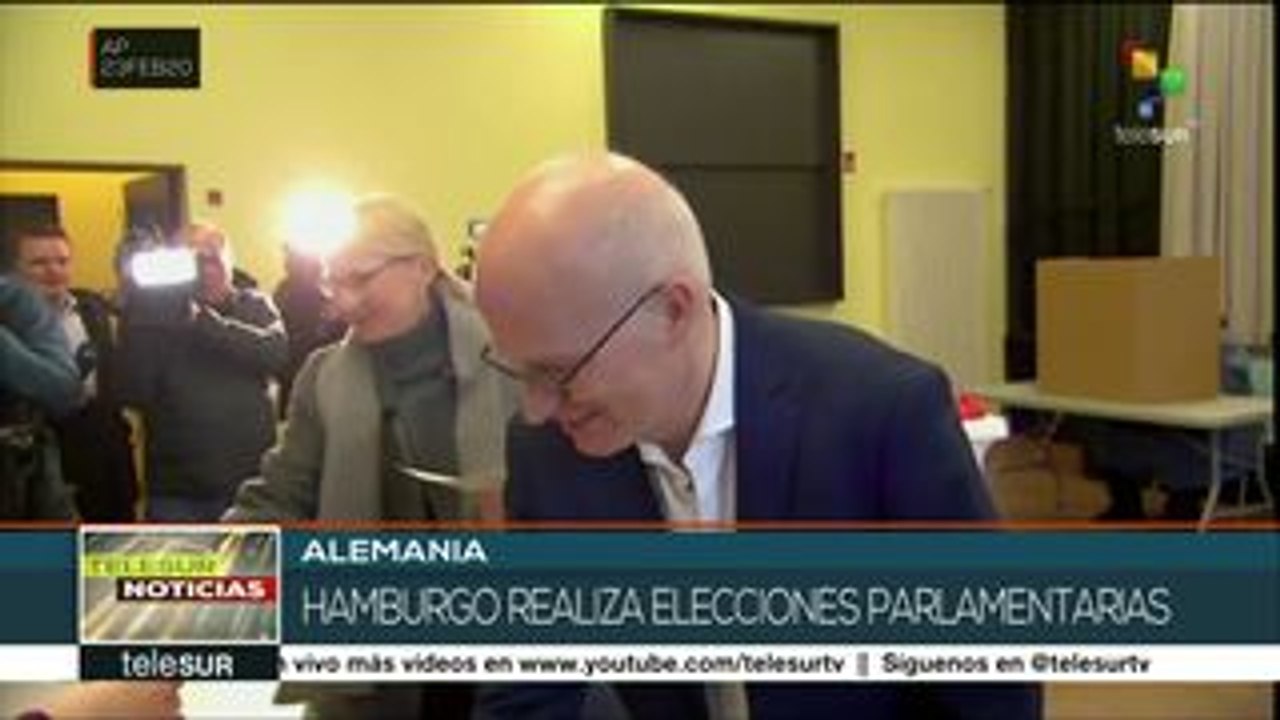 Alemania: celebran en Hamburgo elecciones parlamentarias