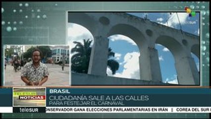 Sigue el carnaval de Río de Janeiro con manifestaciones de rechazo
