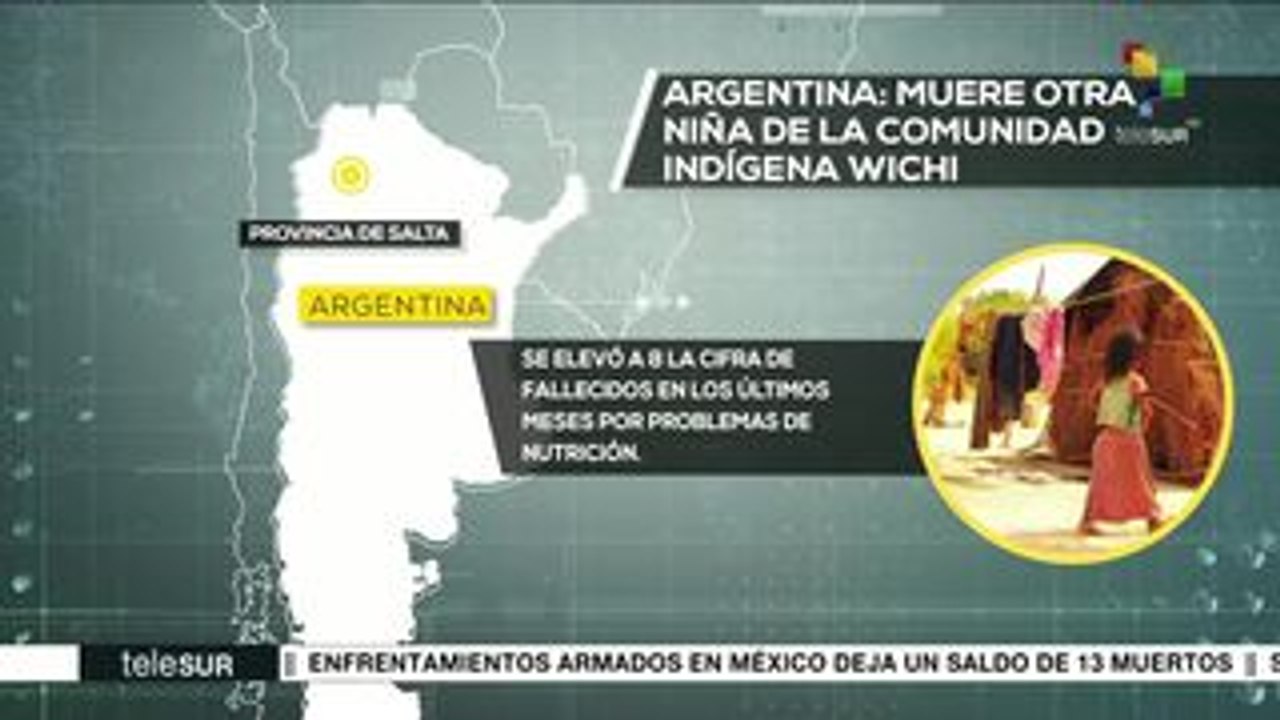 Argentina: suman 8 niños fallecidos con desnutrición