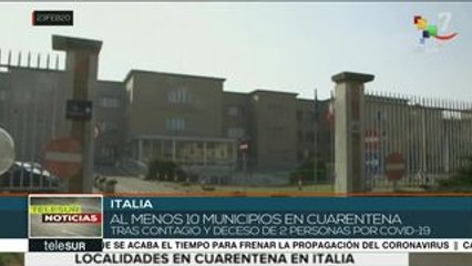 Diez municipios del norte de Italia en cuarentena por Covid-19