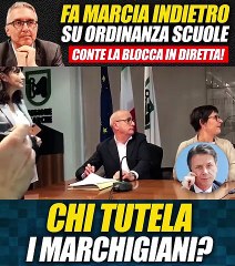 CORNAVIRUS, INCREDIBILE - CONTE BLOCCA IN DIRETTA L'ORDINANZA DELLE MARCHE