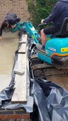 Floating Worker Finishes the Job