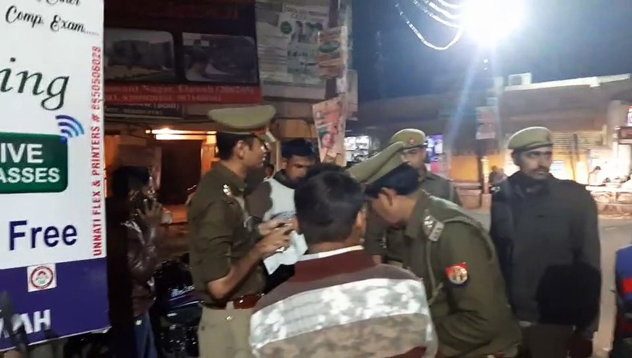 एसपी के आदेश पर पुलिस ने नगर क्षेत्र में वाहनों...