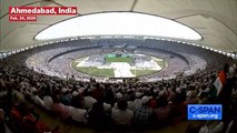 Watch: President Donald Trump Enters Stadium In India To 'Macho Man' Song