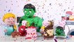 SUPERHERO BABIES Play Doh Stop Motion ❤ Spiderman, Hulk and Frozen Play Doh Cartoons For Kids Ep5