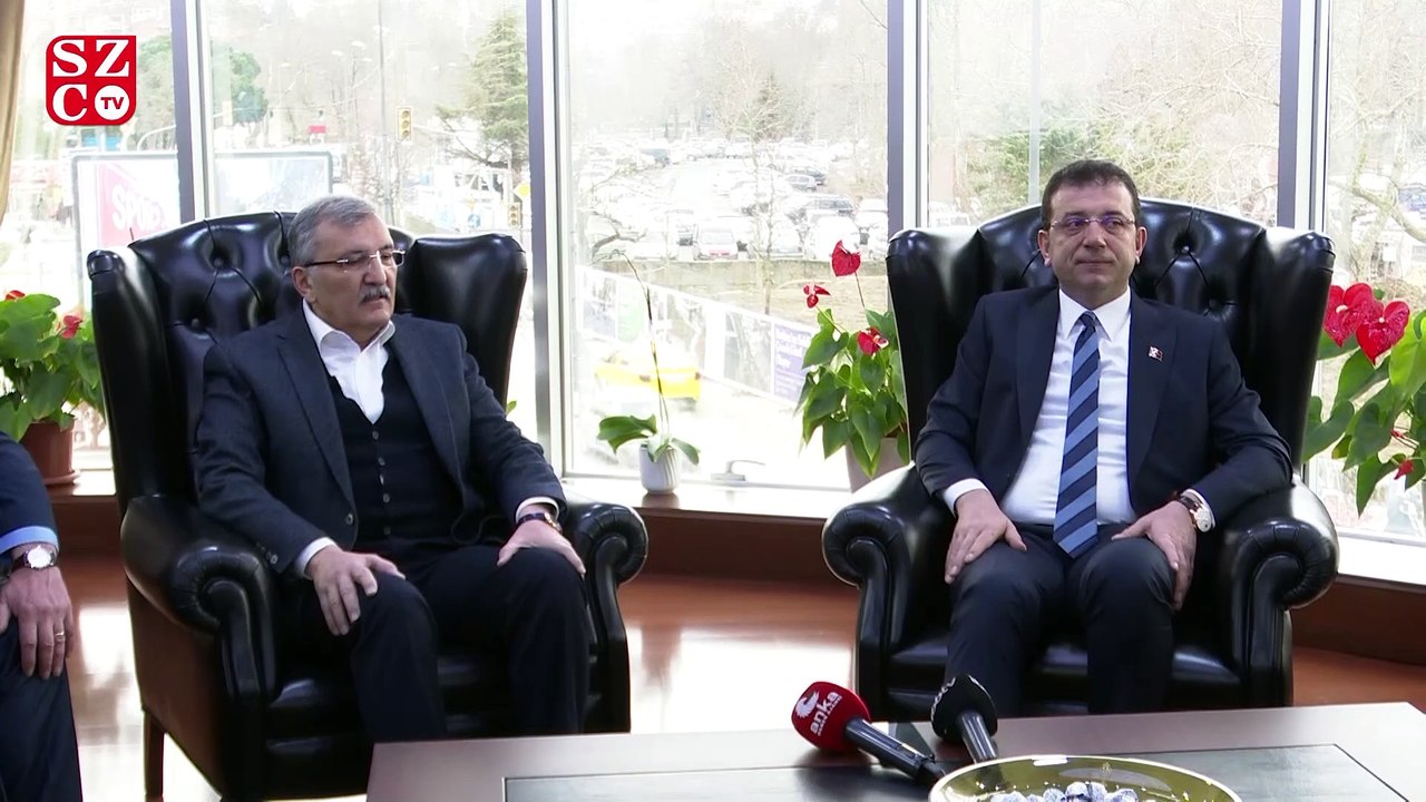 İmamoğlu'nun Beykoz Belediyesi ziyareti ve saha incelemesi