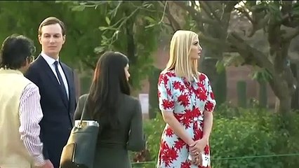 ترامب وعائلته يتجولون في تاج محل