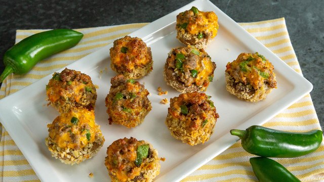 How to Make Air Fried Jalapeño Mushroom Poppers