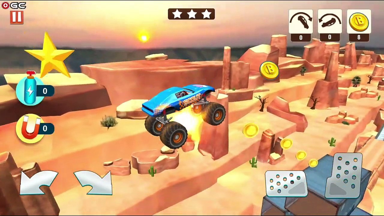 Hill Car Stunt 2020 "Hill Sustain The Storm" 4x4 Monster Truck Race Game - Android GamePlay