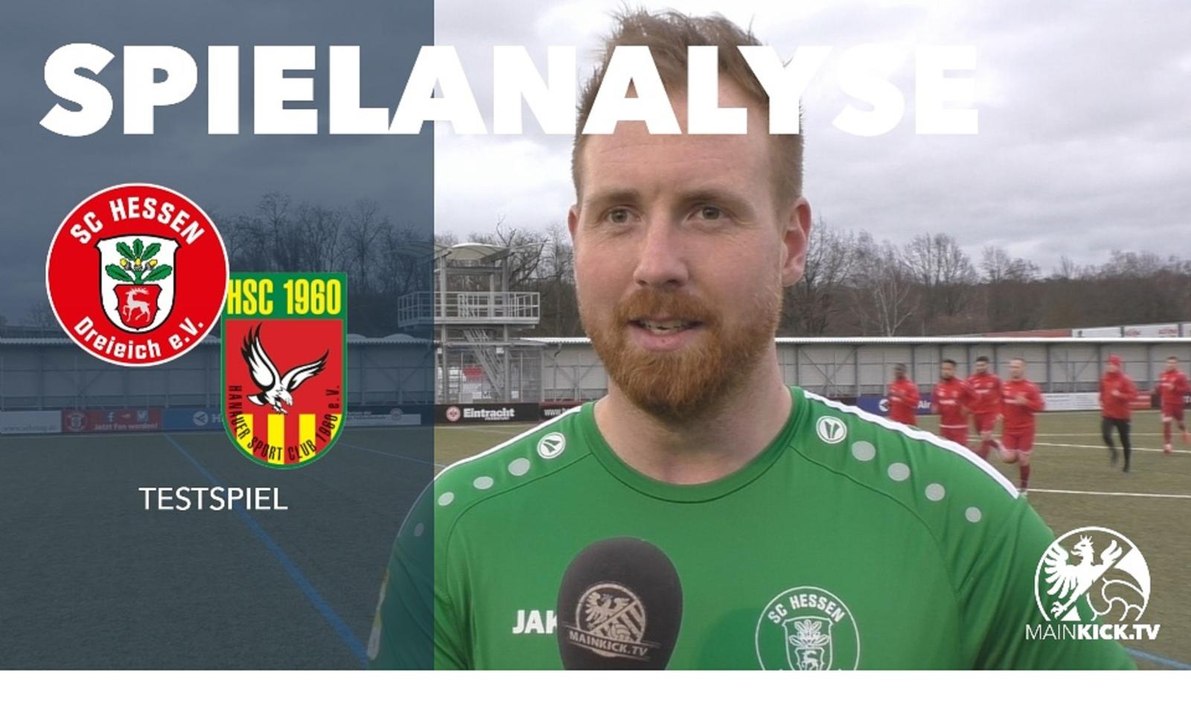 Die Spielanalyse | SC Hessen Dreieich - SC 1960 Hanau (Testspiel)