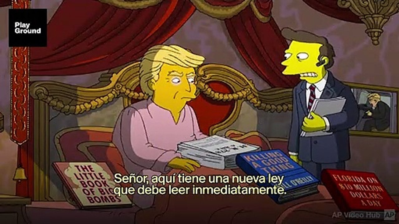 "Los Simpson" se burlan de los primeros 100 días de Trump como presidente