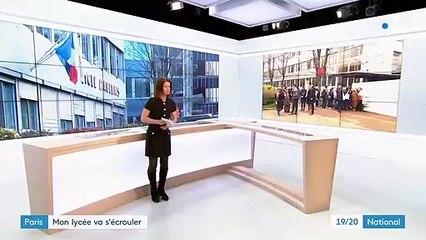 Paris : un lycée menace de s'écrouler