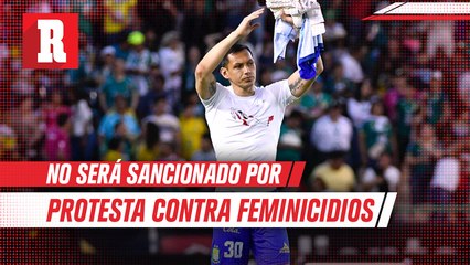 Rodolfo Cota no será sancionado por protestar con playera contra feminicidios