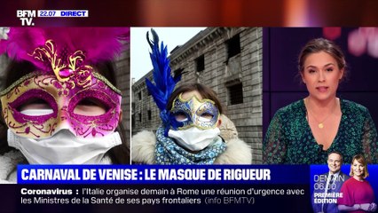 Le masque de rigueur au Carnaval de Venise - 24/02