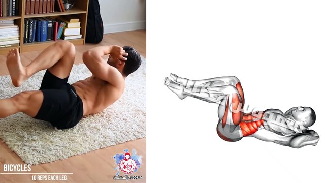 BEST 6 ABS EXERCISES Workout _fire_ ( 1080 X 1080 )