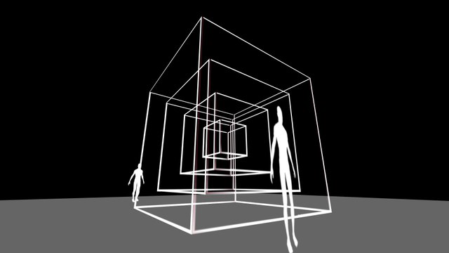 Tesseract - light installation