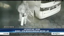 Aksi Bobol ATM dengan Mesin Las di Magelang Terekam CCTV