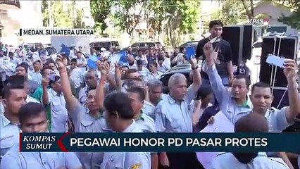 Pegawai Honor PD Pasar Protes