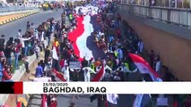 ویدئو؛ دانشجویان عراقی تظاهرات ضد دولتی برگزار کردند