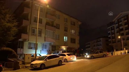 Keçiören'de zemini çöken 4 katlı bina boşaltıldı