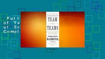 Full E-book  Team of Teams: New Rules of Engagement for a Complex World Complete