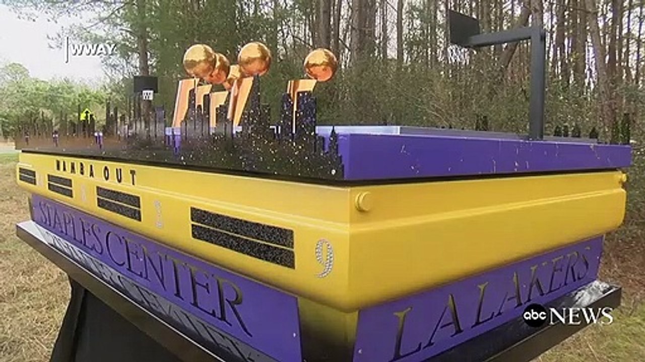 Man built custom casket honoring Kobe Bryant