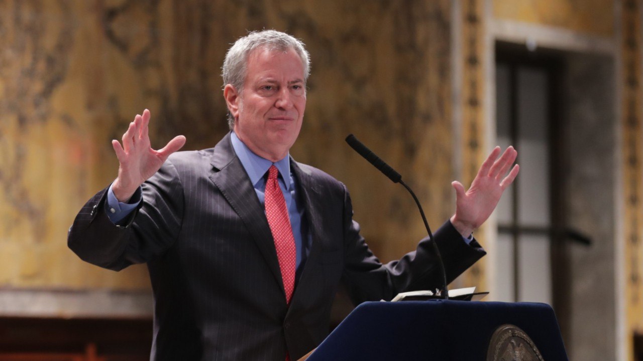 Bill de Blasio Criticizes Pete Buttigieg Attacks On Bernie Sanders