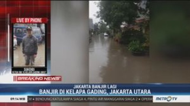 Warga Kelapa Gading: Banjir Hari Ini Lebih Parah dari Awal Januari