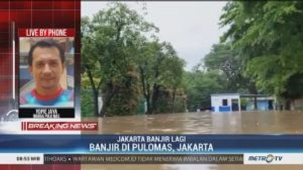 Banjir Setinggi 1 Meter Genangi Kawasan Pulomas