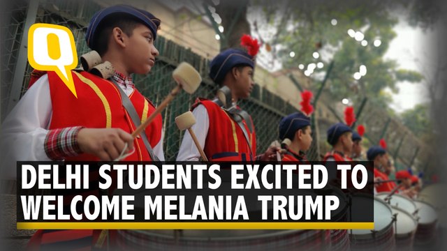 Students Excited Ahead of Melania Trump's Visit to Delhi School | The Quint