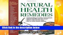 About For Books  NATURAL HEALTH REMEDIES REVISED ED Complete