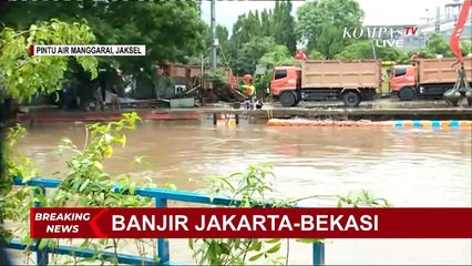 Sempat Awas, Status Pintu Air Manggarai Turun Jadi Siaga II