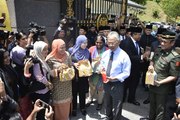 KFC yesterday, McD today! Agong at the palace gates