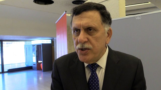 Libya Ulusal Mutabakat Hükümeti Başbakanı Fayiz es-Serrac, AA'ya konuştu - CENEVRE