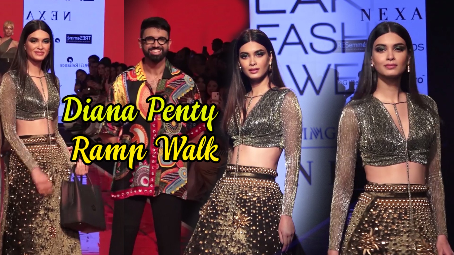 Diana Penty is Back with Amazing Look in Lakme Fashion Week Ramp Walk 2020  - video Dailymotion