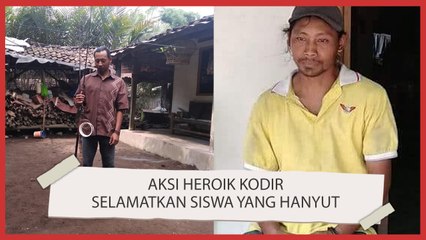 Salut! Aksi Heroik Kodir Pemancing yang Selamatkan Korban Susur Sungai