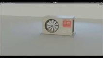 Lets Create An Air Conditioner - Blender 2.8 - Speed Modeling - 1 Minute Version