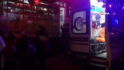 Esenyurt’ta merdiven boşluğuna düşen yaşlı kadın kamerada