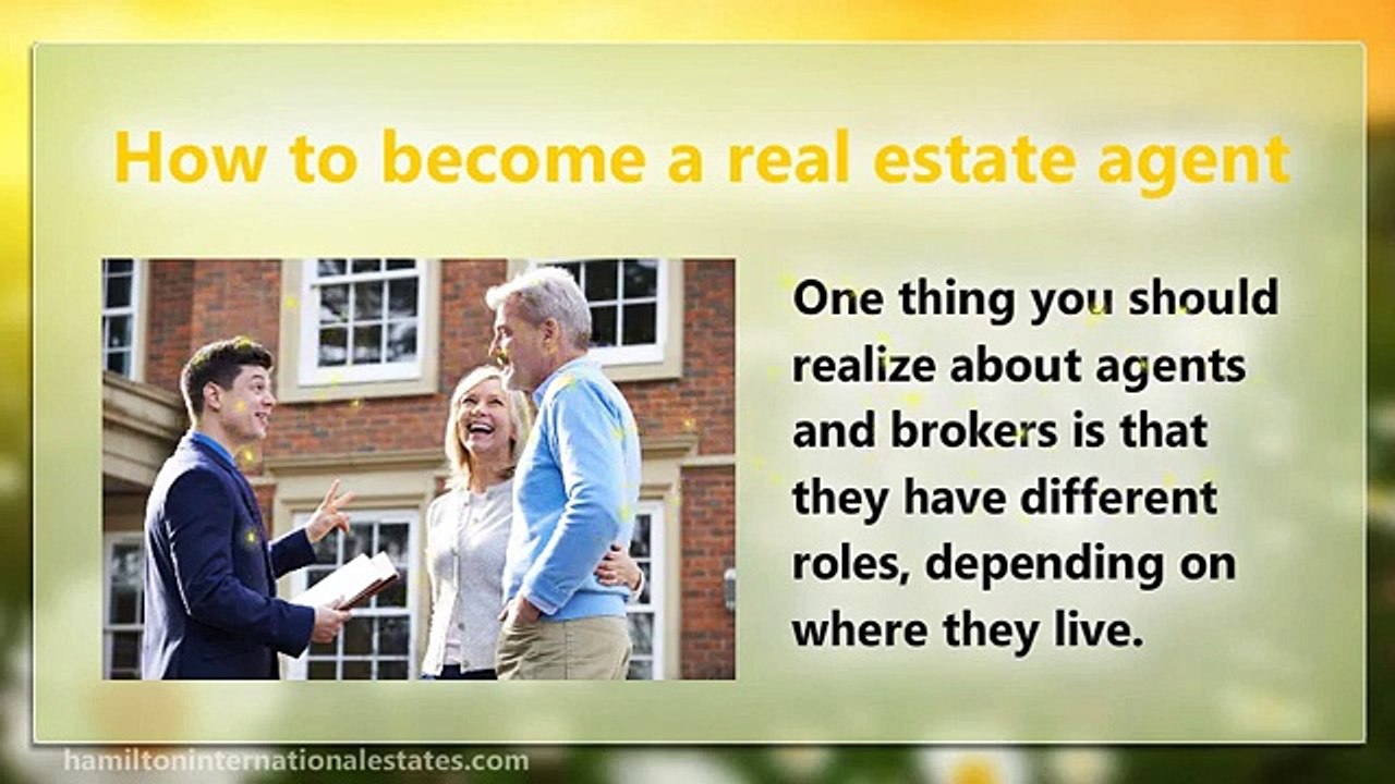 How to become a real estate agent