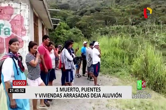Cusco: Ejecutivo llegó a Santa Teresa para brindar ayuda a damnificados tras aluvión